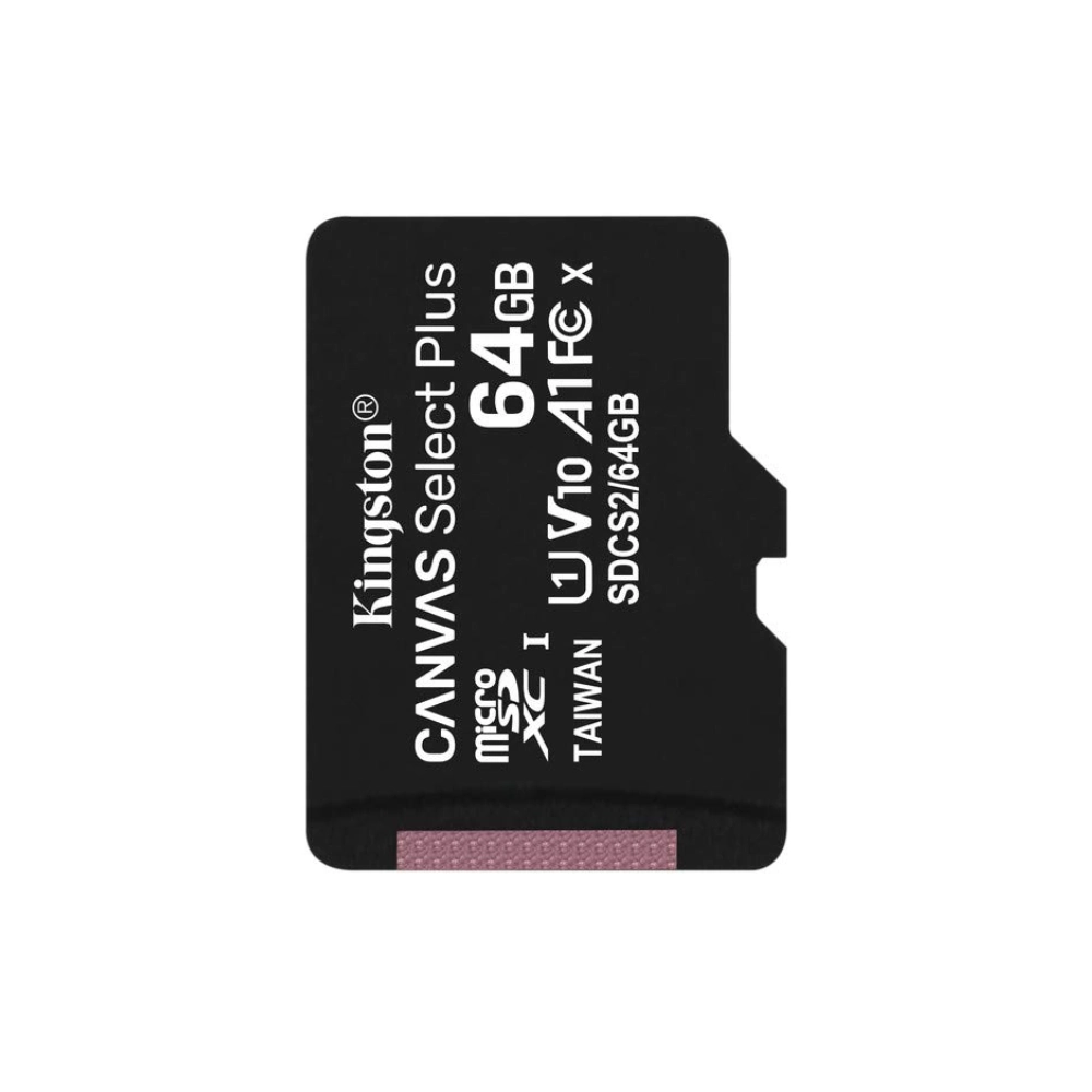 Kingston Micro SD Card 64GB Canvas Select plus Class 10 For CCTV Camera and Smart Phone view 2